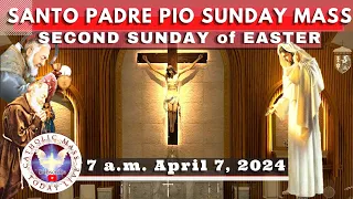 SUNDAY CHURCH LIVE MASS TODAY at Santo Padre Pio National Shrine - Batangas.  07 Apr  2024. 7a.m.