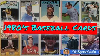 1980's Baseball Cards Worth Money!! - Top 25 Most Valuable