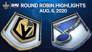NHL Highlights | Golden Knights vs. Blues – Aug. 06, 2020