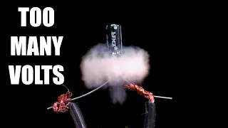 Blowing up Capacitors at 187,000FPS