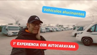 MI 1ª EXPERIENCIA CON AUTOCARAVANA Y VEO VEHÍCULOS IMPRESIONANTES