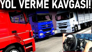 KIRKAYAK İLE ARA SOKAKTA YOL VERME KAVGASI! - AXOR KIRKAYAK VE GRAND UTOPİA MODU - ETS 2 T300RS