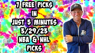 NBA & NHL Best Bets for Today Picks & Predictions Wednesday 3/29/23 | 7 Picks in 5 Minutes