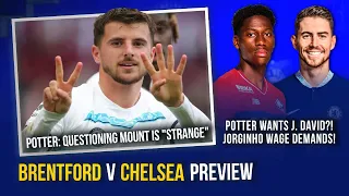 POTTER: QUESTIONING MOUNT IS "STRANGE"! | POTTER WANTS JOHNATHAN DAVID!? | BRENTFORD vs CHELSEA