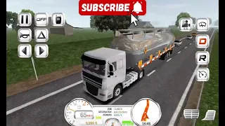 Euro truck 🚛 oil delivery - game play - GameBlitz