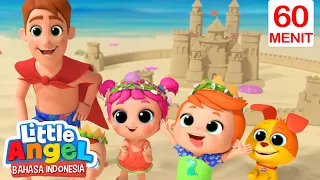 Ayo Membuat Istana Pasir! | Little Angel Bahasa Indonesia | Kartun Anak Spesial Lebaran