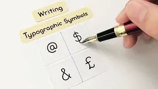 Writing Typographic Symbols