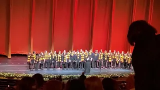 The Iona University Singers opening for the Radio City Christmas Spectacular
