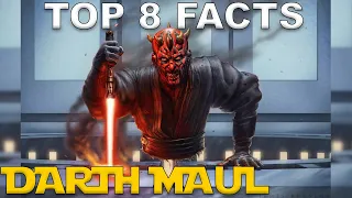 Top 8 DARTH MAUL Facts, Star Wars CANON!