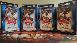 2024 TOPPS RETAIL HANGER BOX'S ×4