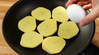 1 Potato 2 eggs! Quick recipe perfect for breakfast. Delicious potato omelet recipe