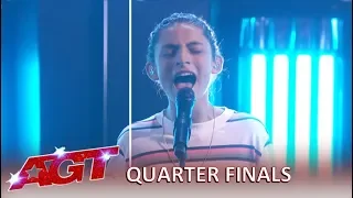 Benicio Bryant: SHY 14 Year Old WOWS Simon With Original! Born Star!| America's Got Talent 2019