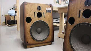 JBL L300 Oak restoration. Реставрация JBL L300