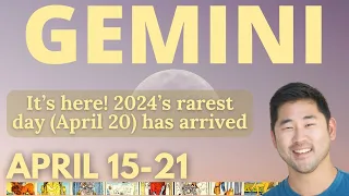 Gemini - WHAT A GAME CHANGER! YOUR BEST WEEKLY READING SO FAR IN 2024! 💥 APRIL 15-21 ♊️