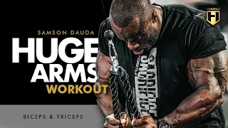 Samson Dauda Biceps & Triceps Workout (Build Huge Arms!) | HOSSTILE