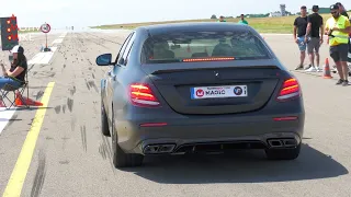 1000HP GAD Mercedes-AMG E63S - REVS & 0 - 305 km/h DRAG RACES!