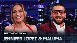 Jennifer Lopez and Maluma Talk Marry Me, Crashing Concerts and Performing Together | Tonight Show