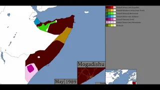 The Somali Civil War - Every Month (1978-Present)