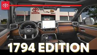 INterior - Tundra 1794 Edition by Toyota