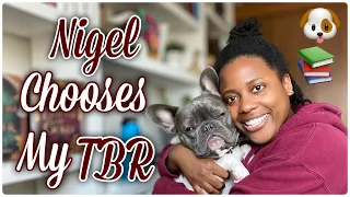 NIGEL [my dog] CHOOSE MY TBR: Reading Vlog Part 1 [CC]