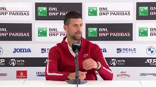 "It'll be very emotional" Djokovic on Nadal's remaining clay season tournaments｜Tennis｜Italian Open