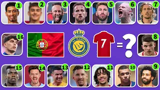 Guess the SONG, JERSEY, CLUB, and COUNTRY of  football players,Ronaldo, Messi, Neymar