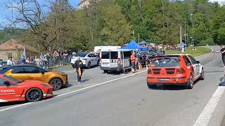 Náměšt nad Oslavou - závody do vrchu,starty..Náměšt nad Oslavou - uphill races, starts...