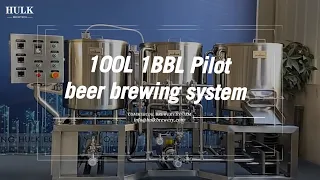Hulk Brewtech 100L 1BBL Pilot beer brewing system