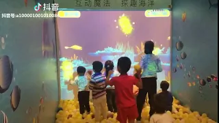 Bettaplay Colorful Kids Playground Interactive Wall Projection