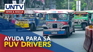 Ayuda sa PUV driver-operator via net service contracting, ipatutupad ng LTFRB ngayong Oktubre