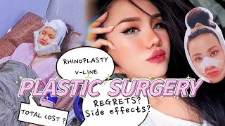 MY PLASTIC SURGERY EXPERIENCE | before & after, cost and regrets with facial contour + rhinoplasty