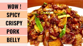 SO TASTY! Spicy Crispy Pork Belly With Onions and Soya Sauce 👍 | Aunty Mary Cooks 💕