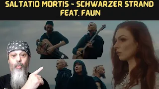 Metal Dude*Musician(REACTION) - Saltatio Mortis - "Schwarzer Strand" ft. Faun (Official Music Video)