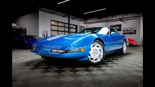 1991 Chevrolet Corvette! 6 Speed Manual! Only 4K original miles! Quasar Blue Metallic Paint!