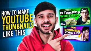 How to Make a Thumbnail with Glow Effect - Beginners