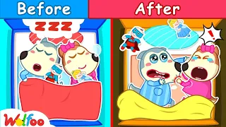 The Night-Time Sleepover! - Wolfoo Funny Stories for Kids | Wolfoo Family