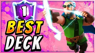 TOP PRO FINISHED #1 IN THE WORLD ONLY USING THIS DECK! — Clash Royale