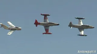 Mig-15 and T-33 at Planes of Fame Chino. 2019.