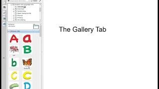 The Gallery Tab