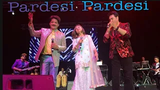 Pardesi Pardesi || Kumar Sanu,Udit Narayan and Alka Yagnik Live Concert || Raja Hindustani ||