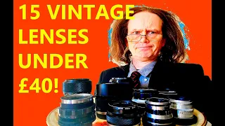 These CHEAP Vintage Lenses Are All You Need.