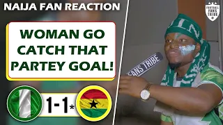 NIGERIA 1-1 * GHANA - ( Godfrey NIGERIAN FAN REACTION) - WORLD CUP QUALIFIER 2022 HIGHLIGHTS