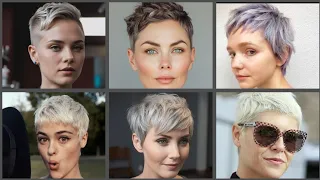 Cropped Pixie under Haircuts / A Bold & Confident Choice for girls All Ages & Face Shapes #buzzcut