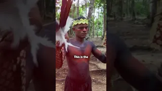 This is the insane bullet ant ritual! #shorts #viral #travel #amazon #tribe