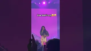 Lisa Don’t cry 😭 #lisa #blackpink