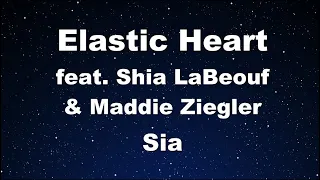 Karaoke♬ Elastic Heart feat. Shia LaBeouf & Maddie Ziegler - Sia 【No Guide Melody】 Instrumental