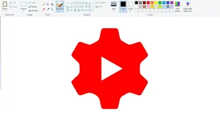 How to draw YT Studio Logo on Computer using Ms Paint | Logo Drawing | Ms Paint.