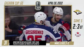 2022 KHL Gagarin Cup Playoffs in 60 seconds - 26 April