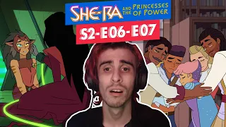 EVERYONE SERIOUSLY NEEDS A HUG. SHE-RA & THE PRINCESSES OF POWER 2X6, 2X7 Reaction/Commentary