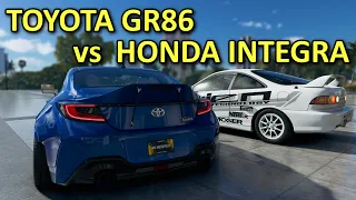 The Crew Motorfest: TOYOTA GR86 vs HONDA INTEGRA TYPE R (ST1)